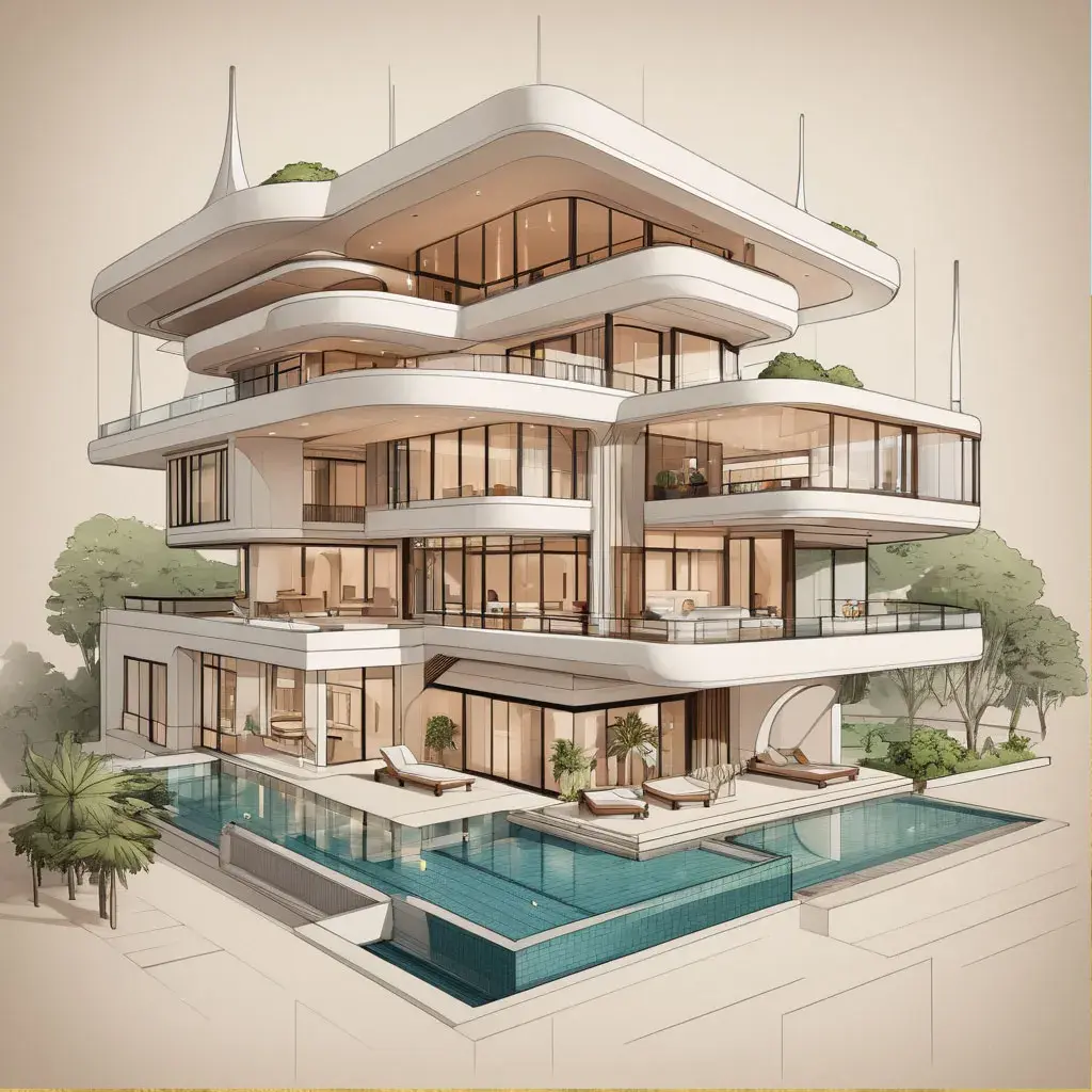 Modern building by pacificgraphic